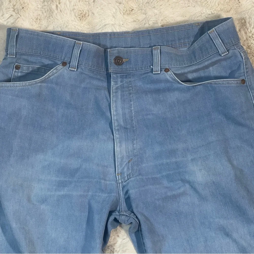 W38 L29 Vintage Levi's Orange Tag Light Blue Denim Jeans Made‎ USA